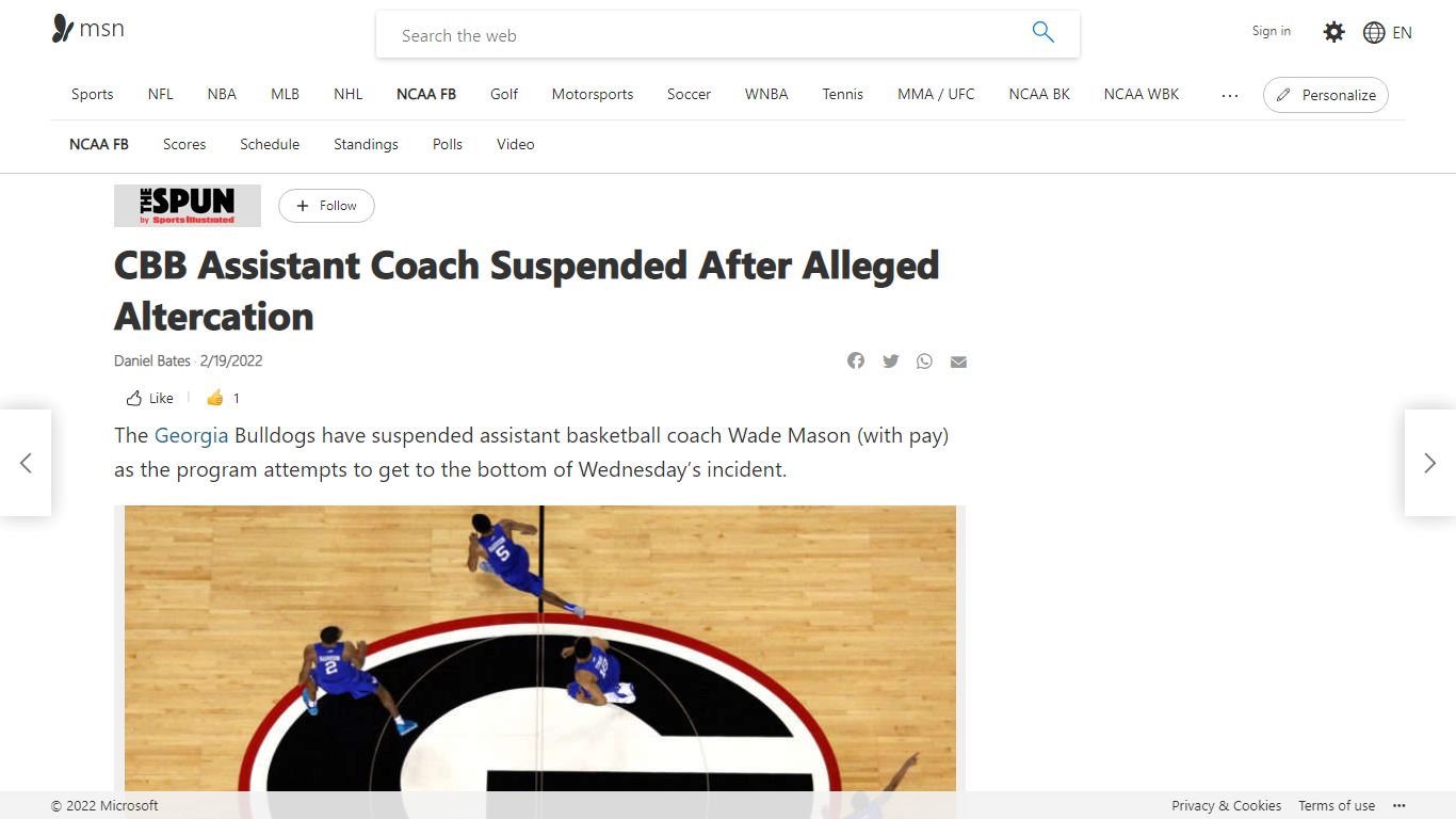 CBB Assistant Coach Suspended After Alleged Altercation